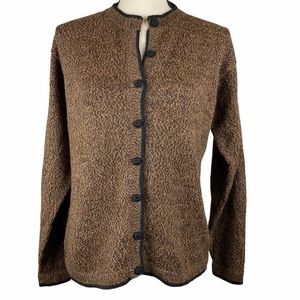 La Alpaca Baby Alpaca Button Up Cardigan Small